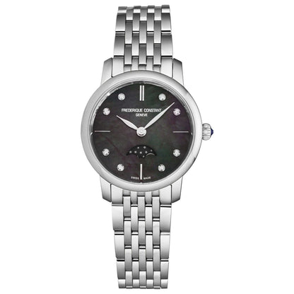 Front view of Frederique Constant Classics Women's Quartz Watch FC206MPBD1S6B