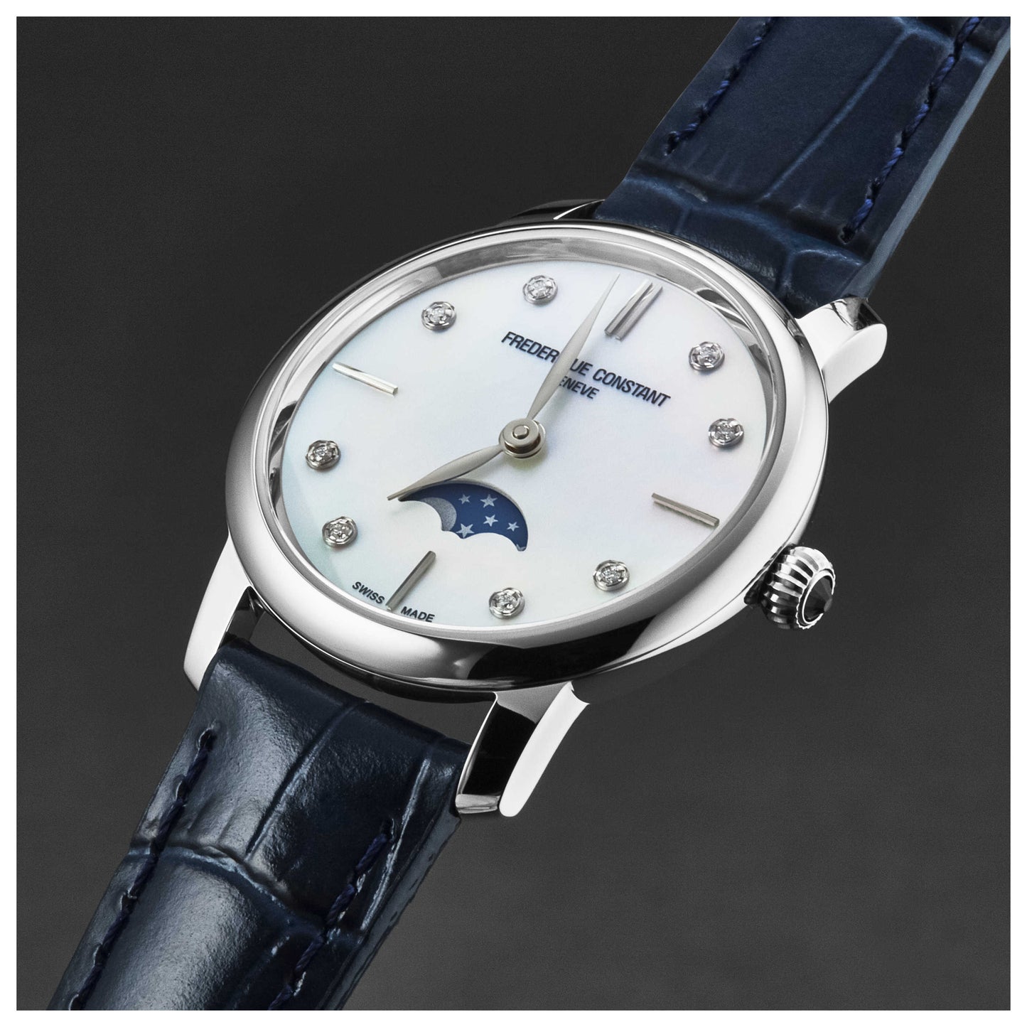 Frederique Constant Slim Line Women's Quartz Watch FC206MPWD1S6 - Image #2