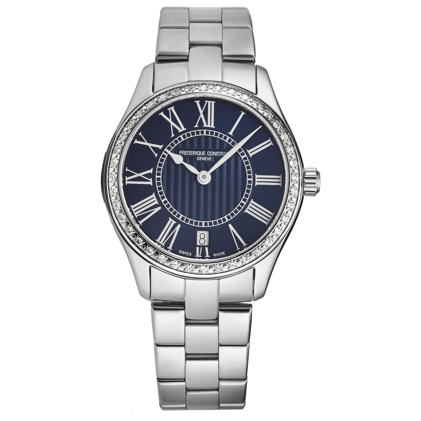 Front view of Frederique Constant Classics Women's Quartz Watch FC220MN3BD6B