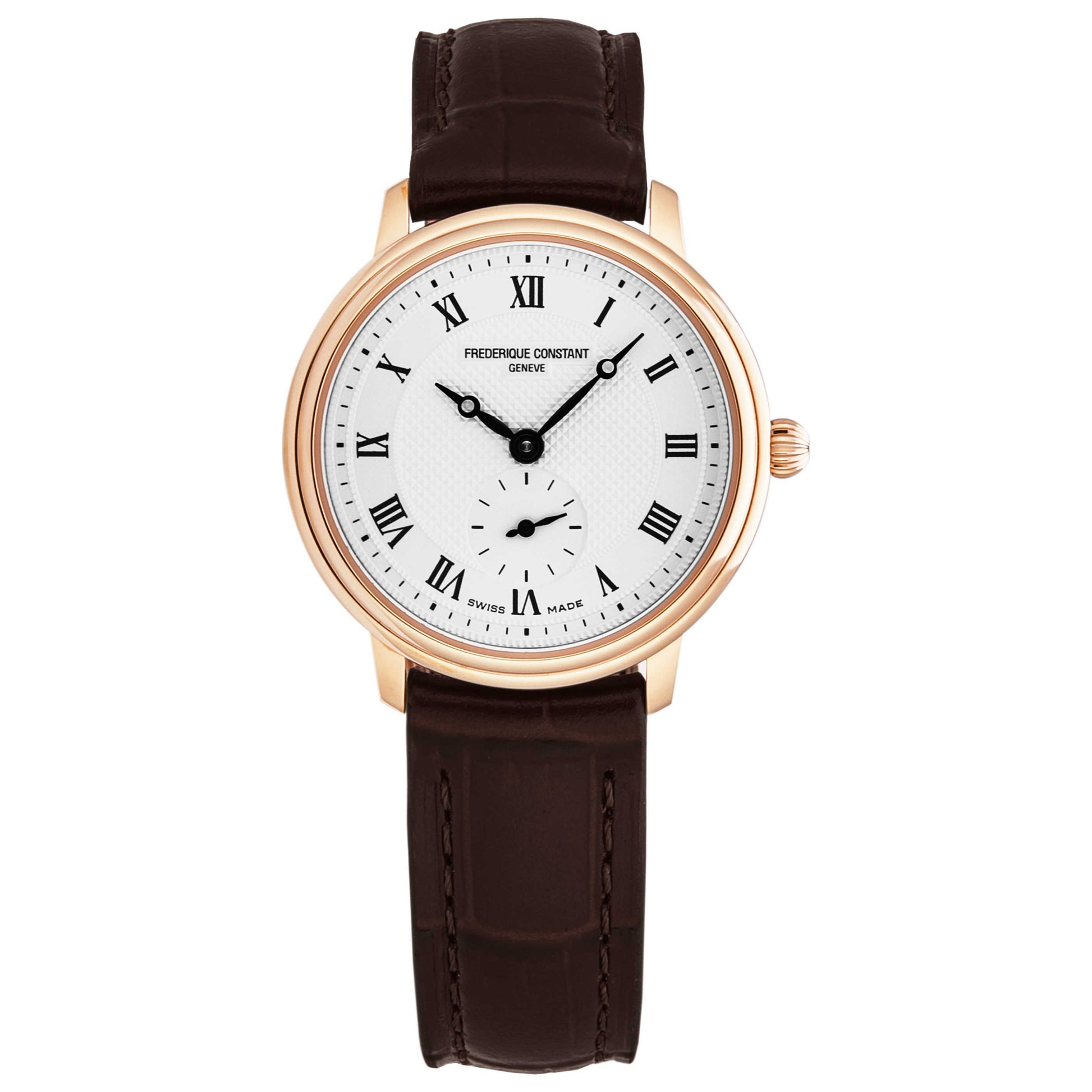 Front view of Frederique Constant Slim Line Women's Quartz Watch FC235M1S4