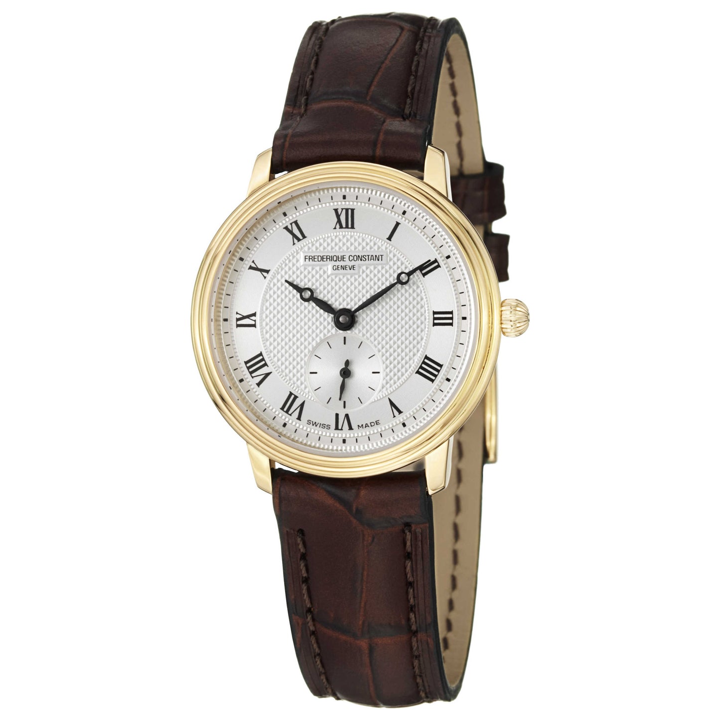 Front view of Frederique Constant Slim Line Women's Quartz Watch FC235M1S5