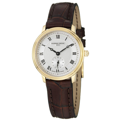 Front view of Frederique Constant Slim Line Women's Quartz Watch FC235M1S5