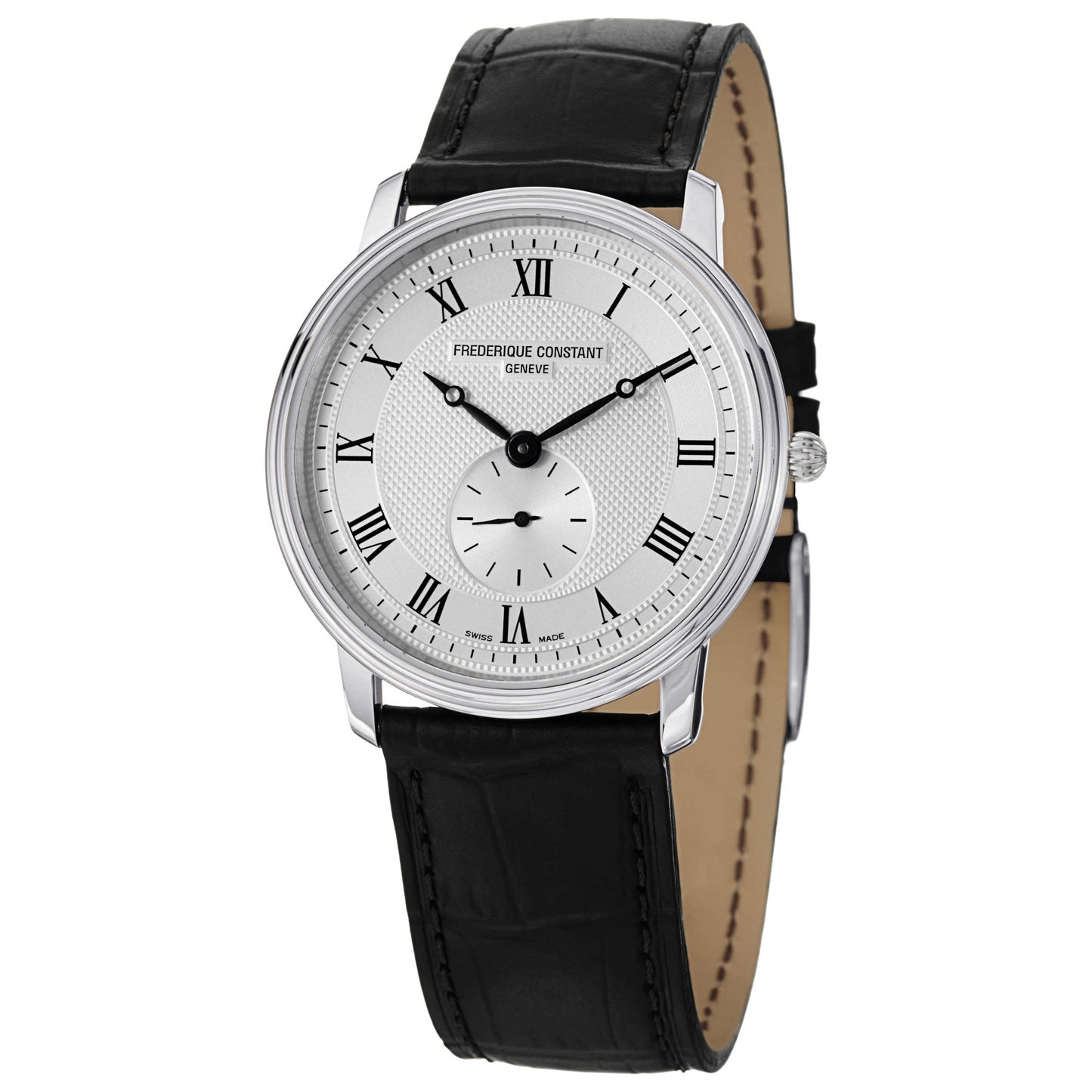 Front view of Frederique Constant Slim Line Men's Quartz Watch FC235M4S6