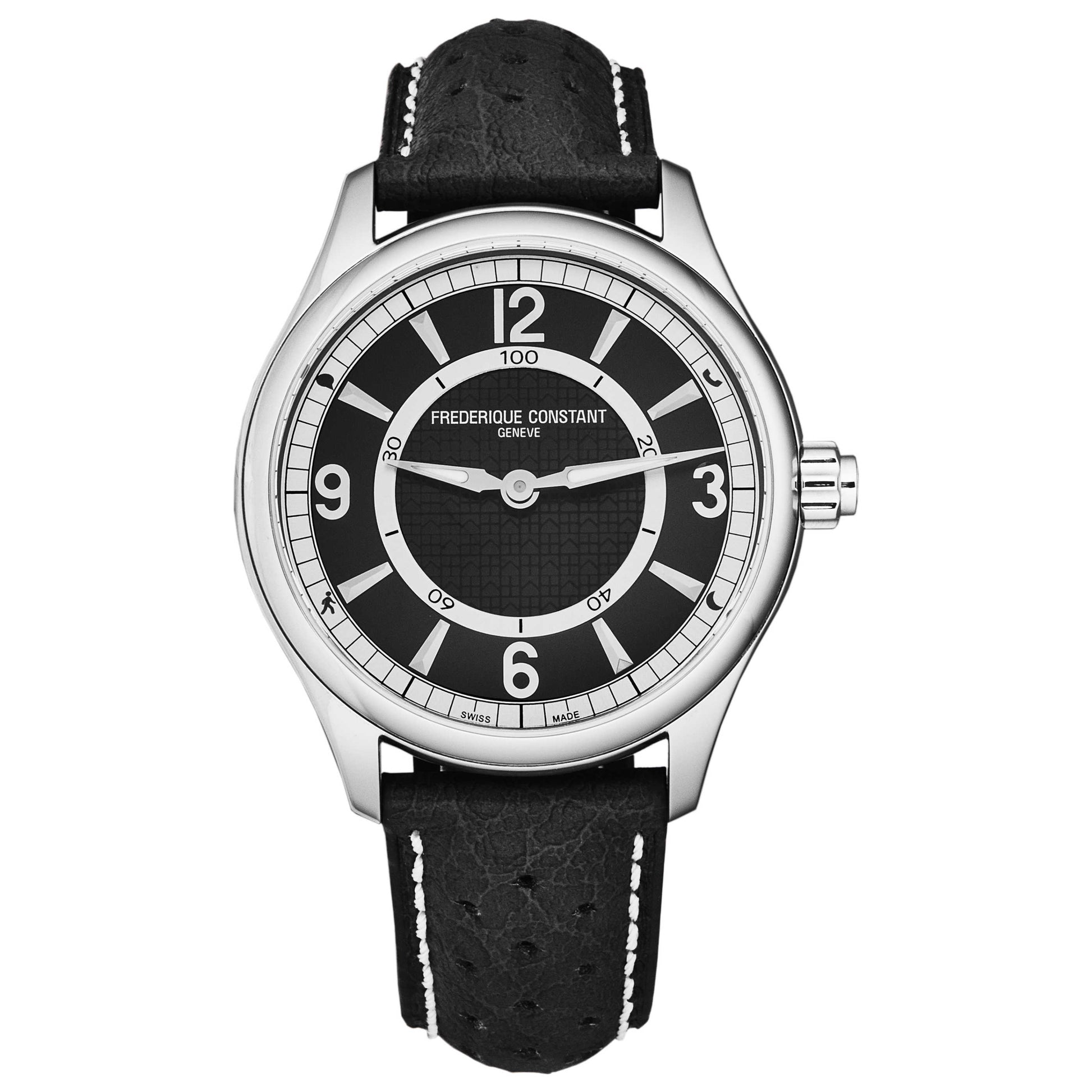 Front view of Frederique Constant SmartWatch Men's Quartz Watch FC282AB5B6