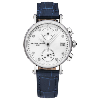 Front view of Frederique Constant Classics Women's Quartz Watch FC291MPWD2R6