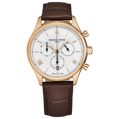 Front view of Frederique Constant Classics Men's Quartz Watch FC292MV5B4