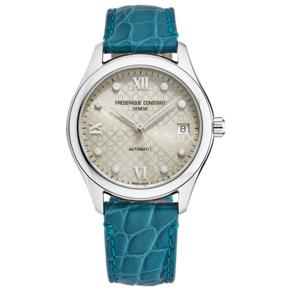 Front view of Frederique Constant Ladies Automtik Women's Automatic Watch FC303LGD3B6