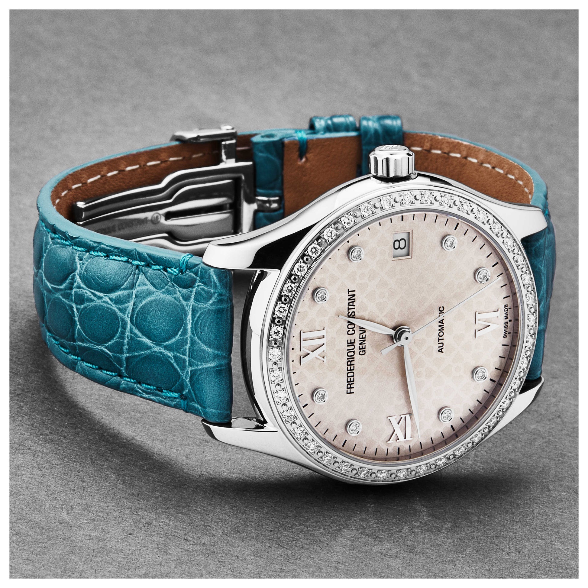 Frederique Constant Double Heart Beat Women's Automatic Watch FC303LGD3BD6 - Image #5