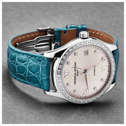 Frederique Constant Double Heart Beat Women's Automatic Watch FC303LGD3BD6 - Image #5