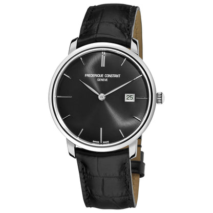 Front view of Frederique Constant Slimline Men's Automatic Watch FC306G4S6