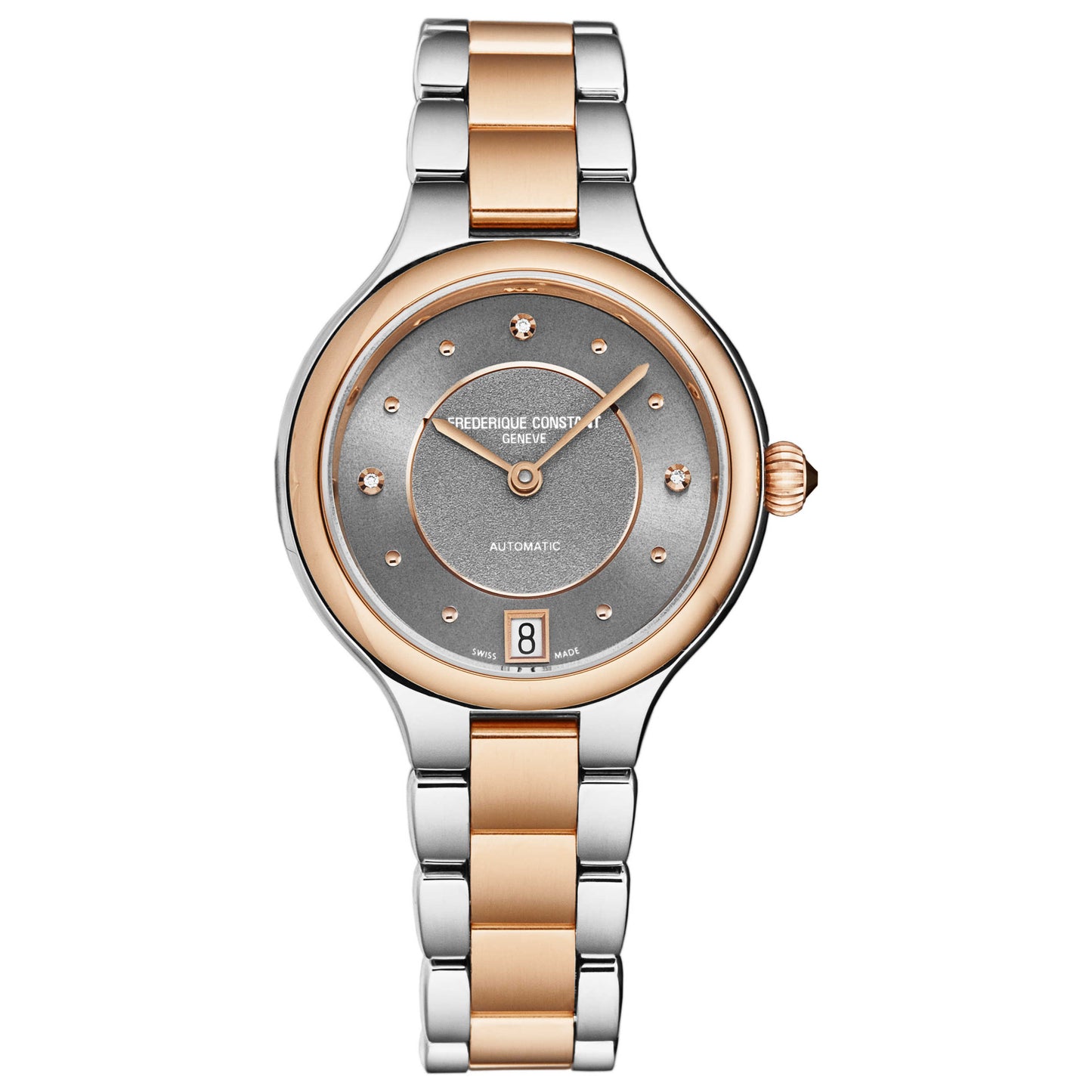 Front view of Frederique Constant Delight Women's Automatic Watch FC306LBRD3ER2B