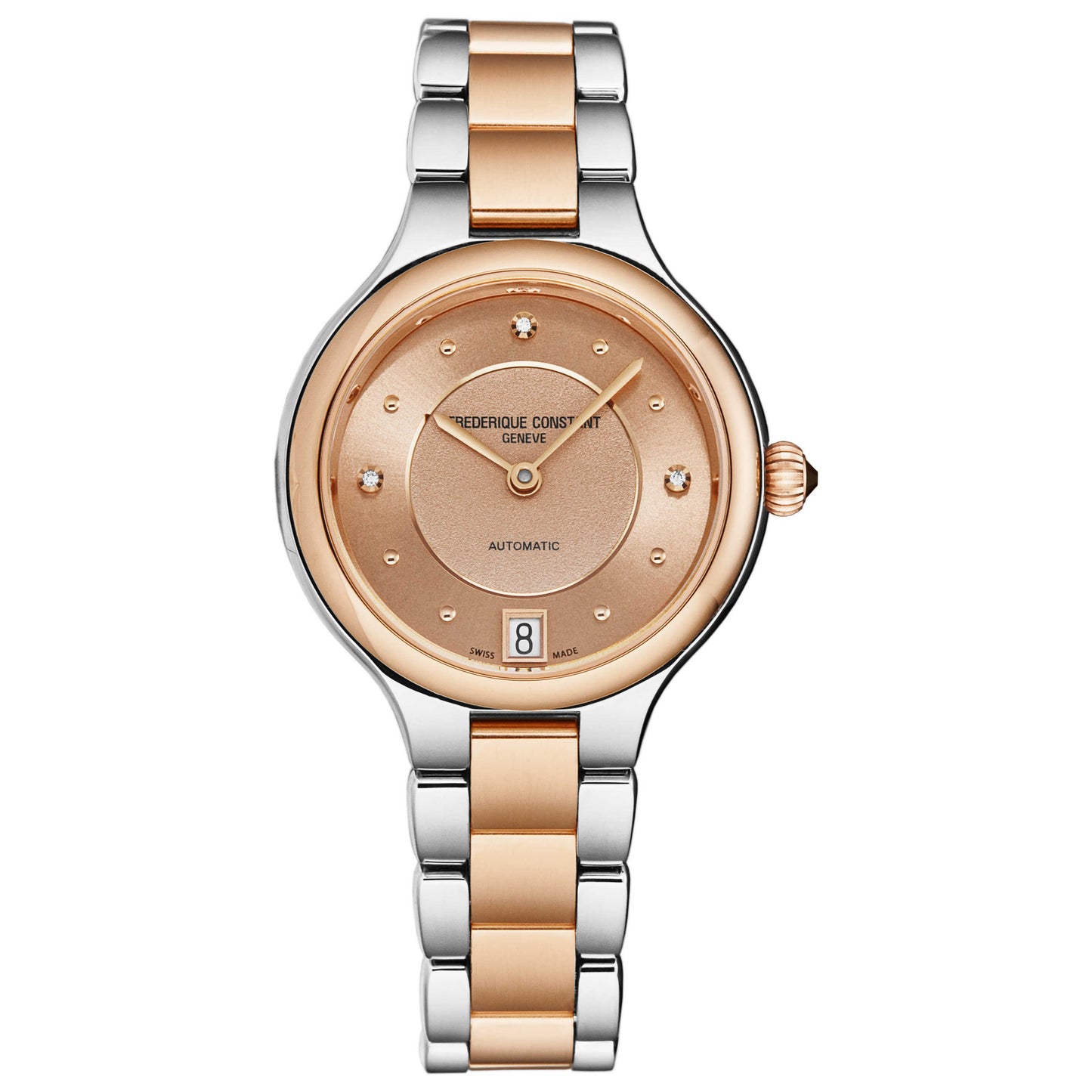Front view of Frederique Constant Delight Women's Automatic Watch FC306LOD3ER2B