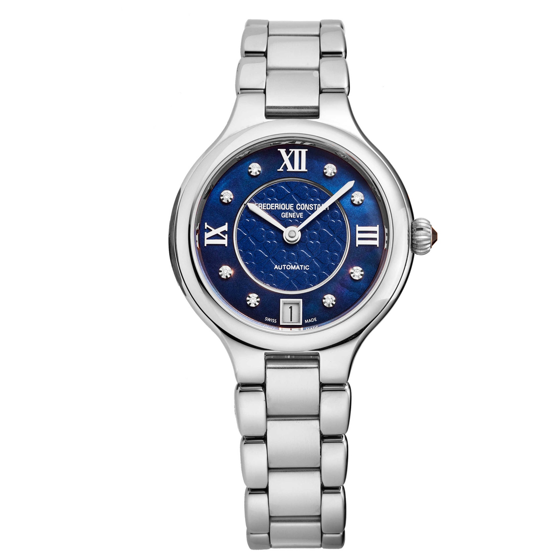 Front view of Frederique Constant Delight Women's Automatic Watch FC306NHD3ER6B