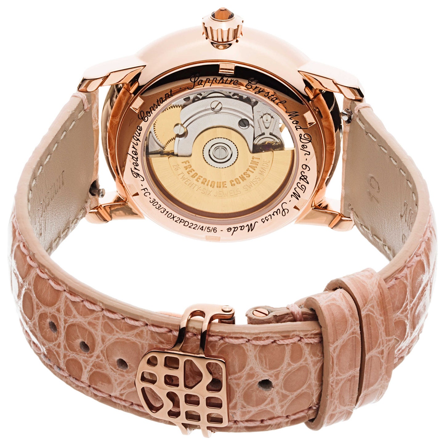 Frederique Constant Heartbeat Women's Automatic Watch FC310HBAD2PD4 - Image #4