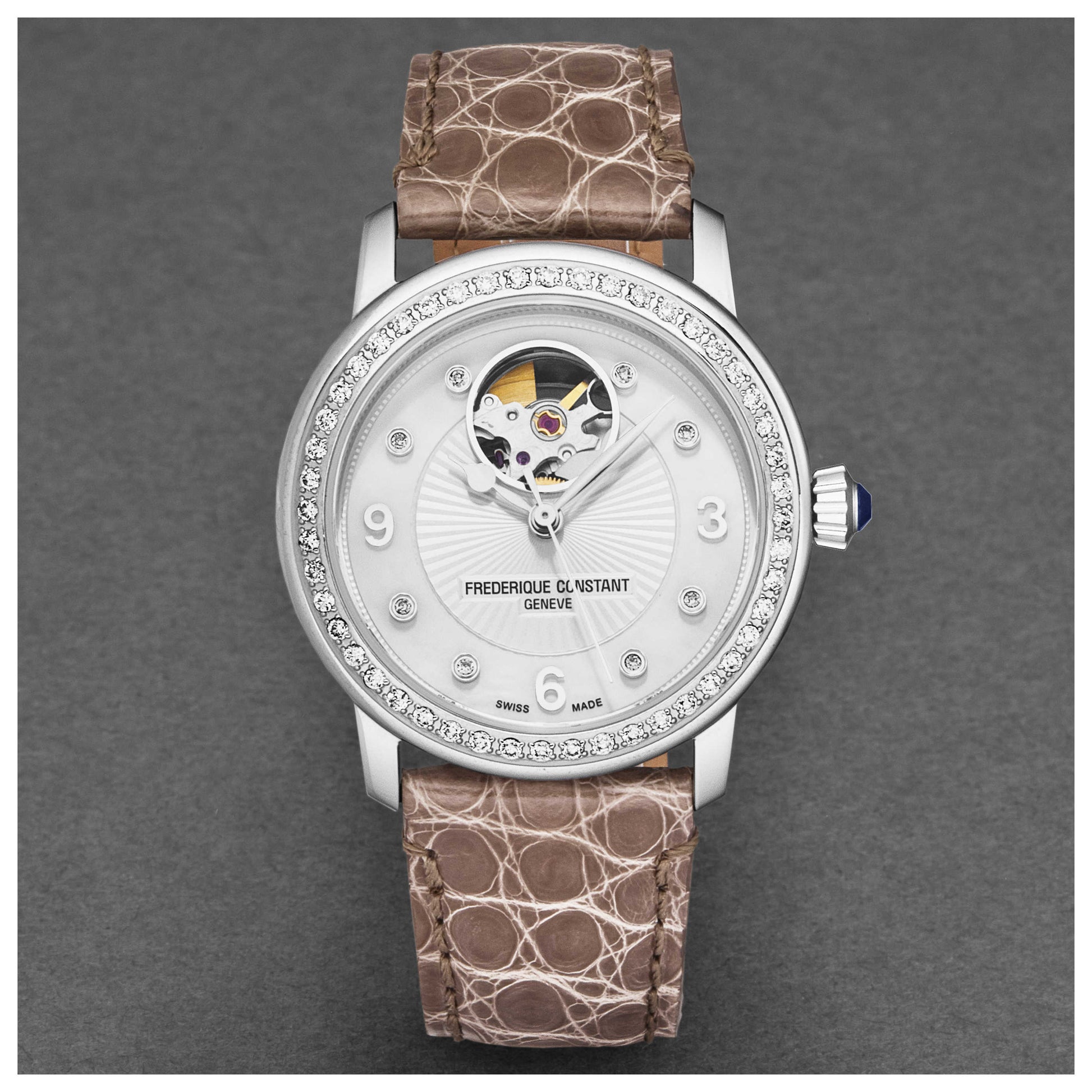 Frederique Constant Heartbeat Women's Automatic Watch FC310HBAD2PD6 - Image #3