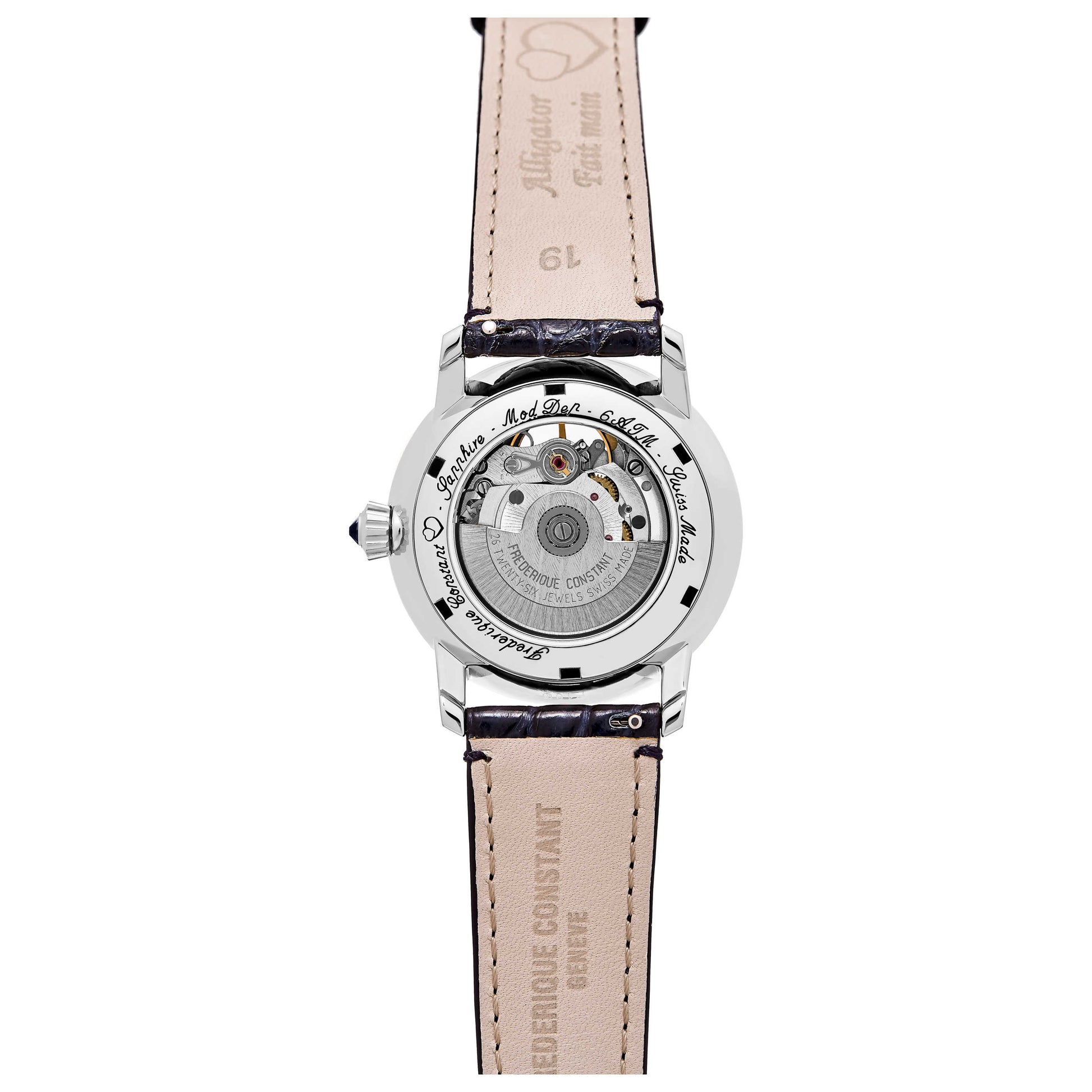 Frederique Constant Heartbeat Women's Automatic Watch FC310HBAND2P6 - Image #2