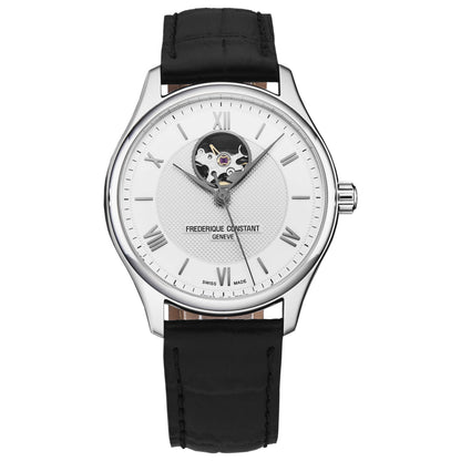 Front view of Frederique Constant Heart beat Men's Automatic Watch FC310MS5B6