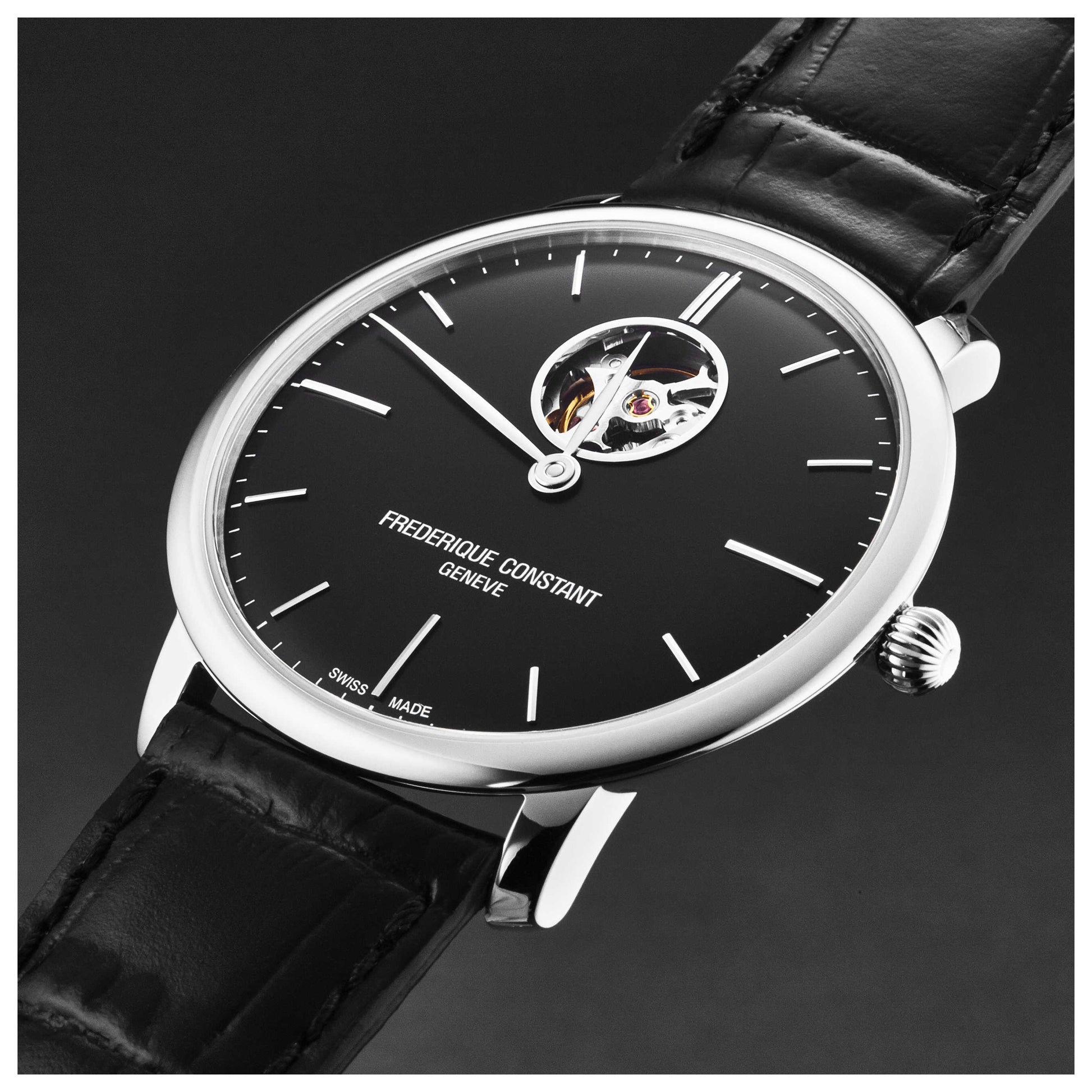 Frederique Constant Slimline Men's Automatic Watch FC312B4S6 - Image #2
