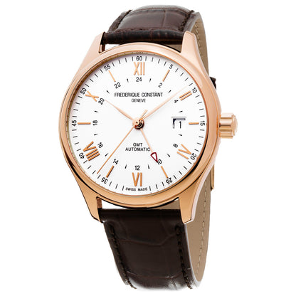Front view of Frederique Constant Classics Men's Automatic Watch FC350V5B4