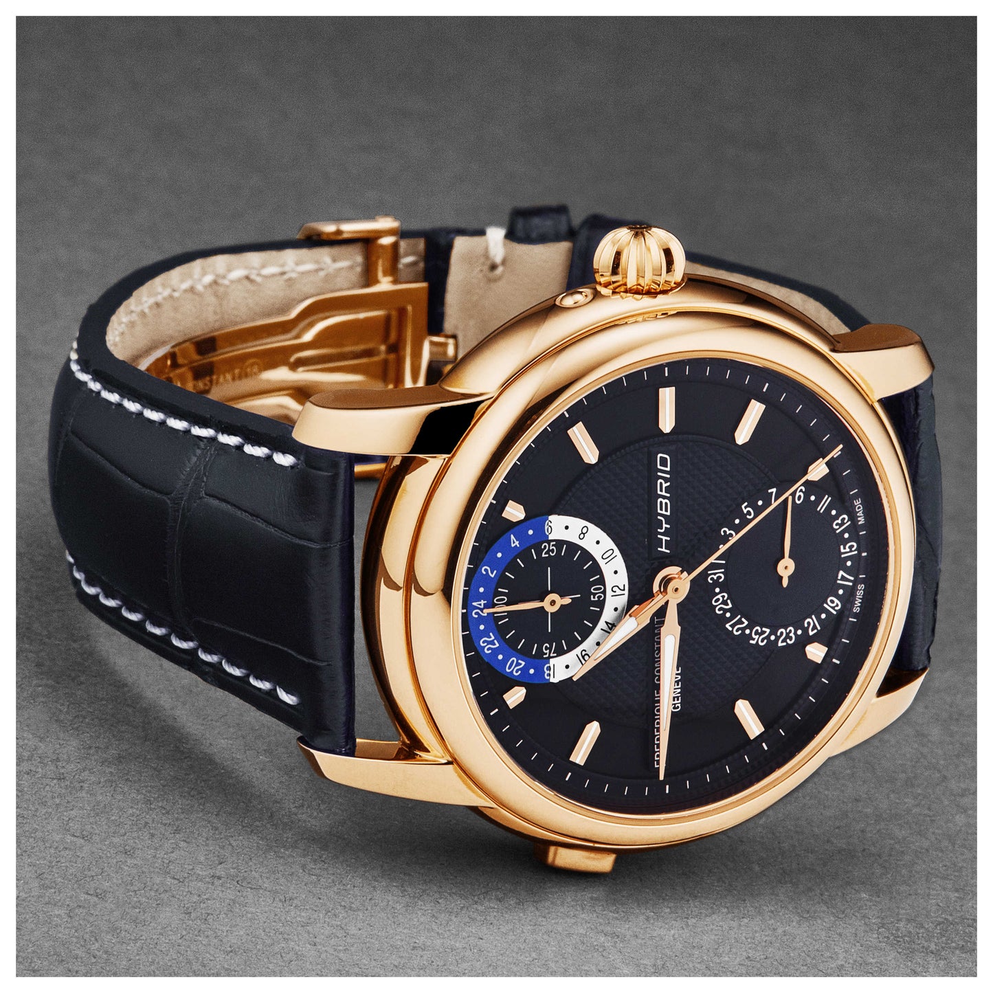Frederique Constant Hybrid Men's Automatic Watch FC750N4H4-CL - Image #4
