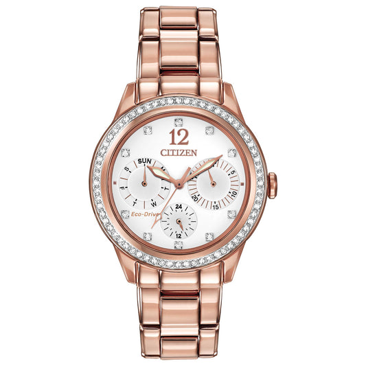 Front view of Citizen Silhouette Women's Solar Watch FD2013-50A