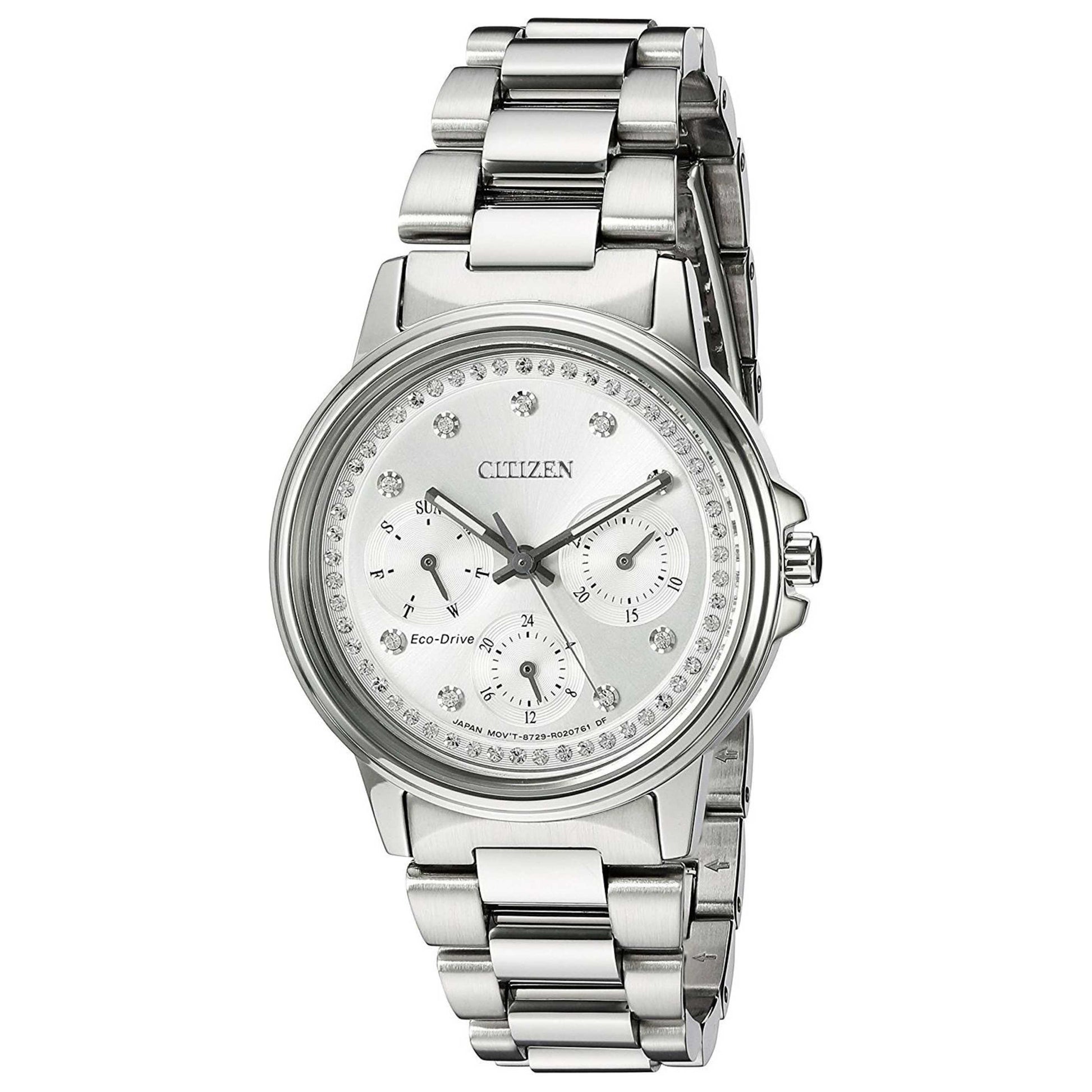Front view of Citizen Chandler Women's Solar Watch FD2040-57A