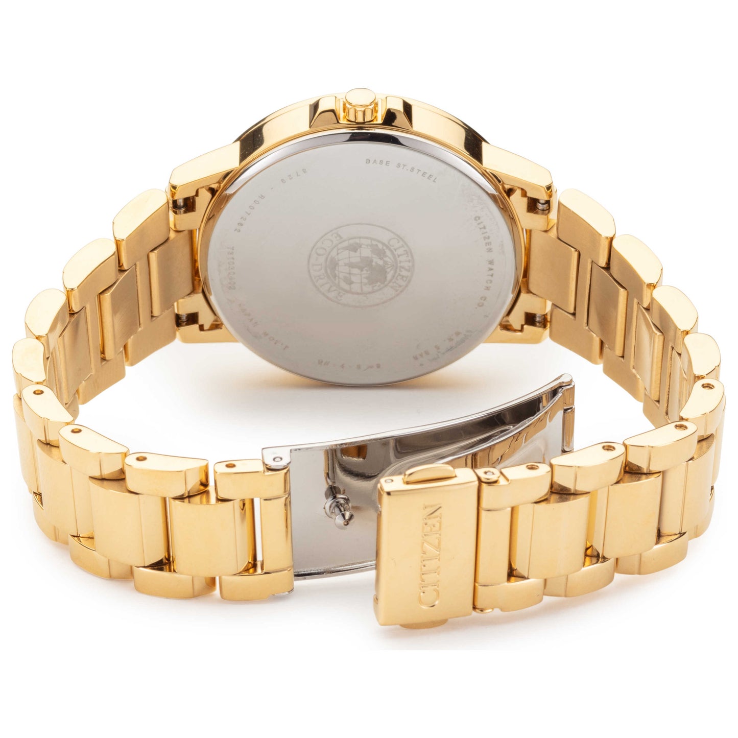 Back view of Citizen Silhouette Women's Solar Powered Quartz Eco-Drive Watch FD2042-51P