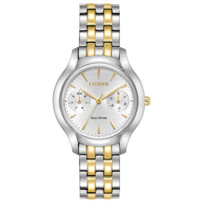 Front view of Citizen Silhouette Women's Solar Powered Quartz Eco-Drive Watch FD4014-56A