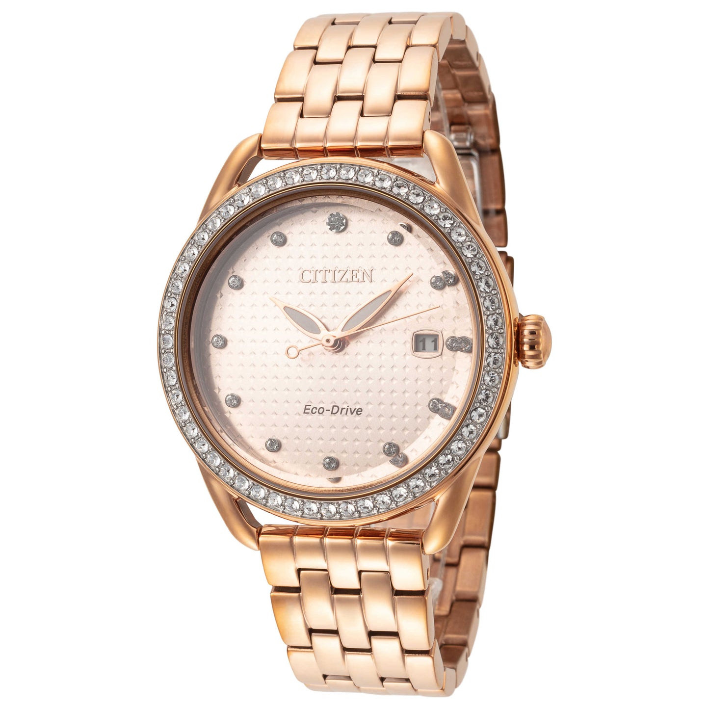 Front view of Citizen LTR Women's Solar Watch FE6113-57X