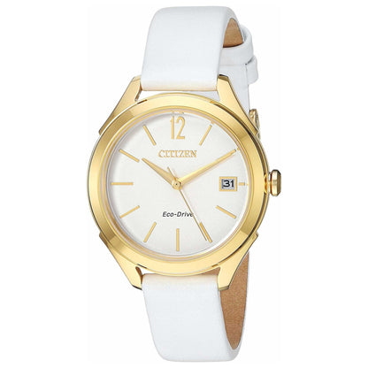 Front view of Citizen LTR Women's Solar Powered Quartz Eco-Drive Watch FE6142-08A