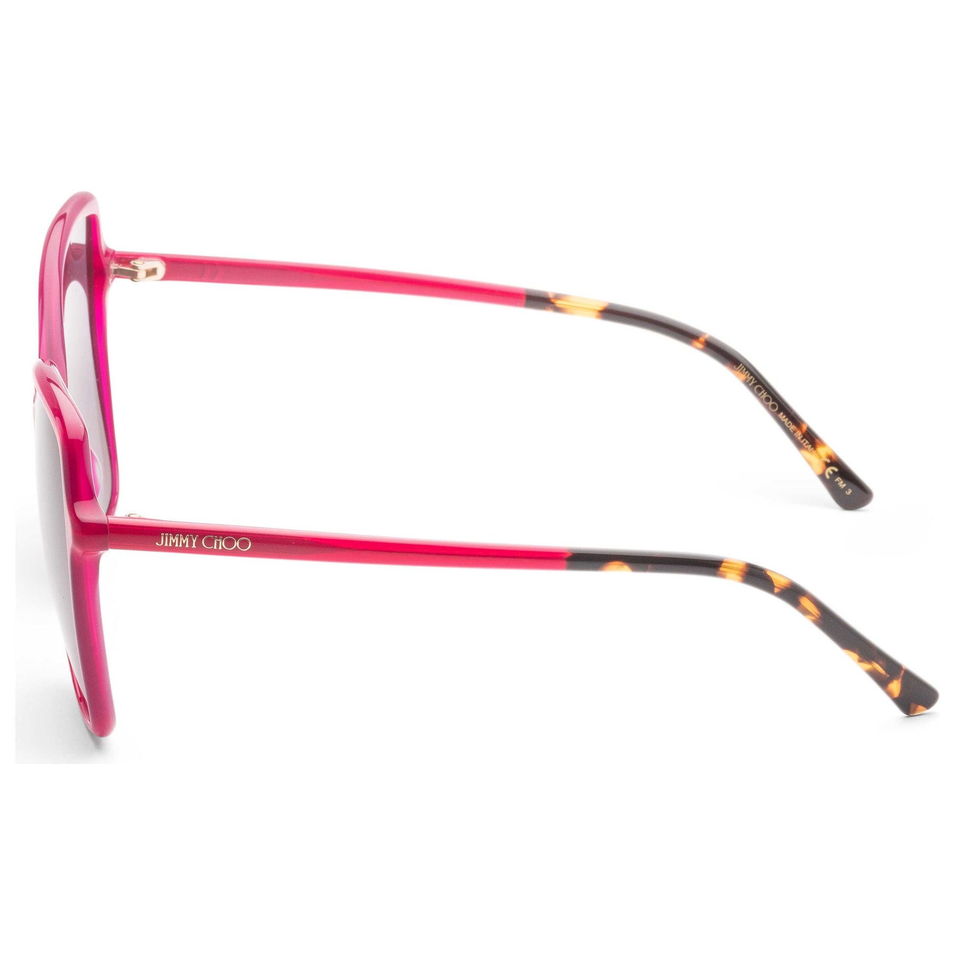 Left view of Jimmy Choo Fede Women's Sunglasses FEDES-08CQ-UR