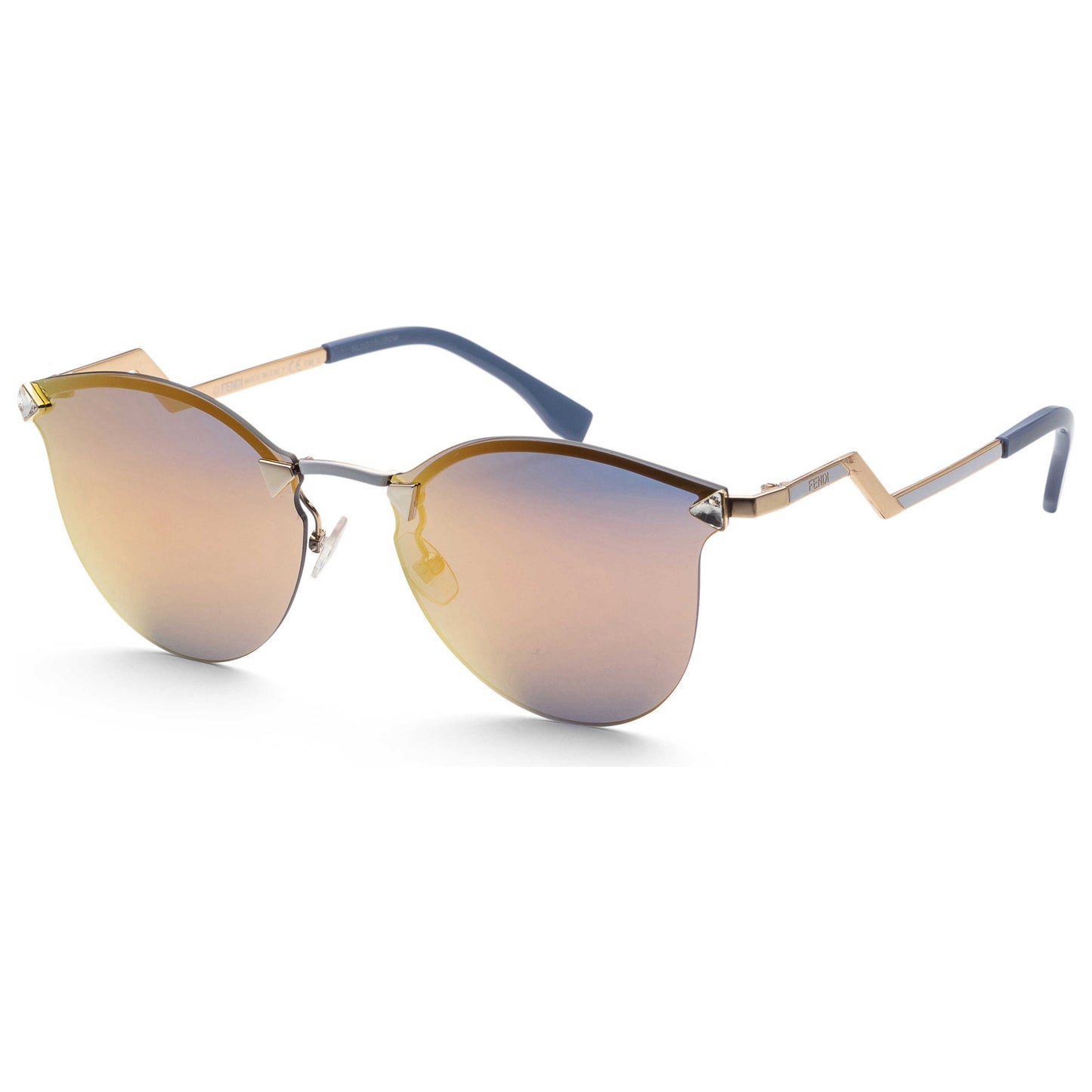 Front view of Fendi Fashion Women's Sunglasses FF-0040-S-60-0JFG
