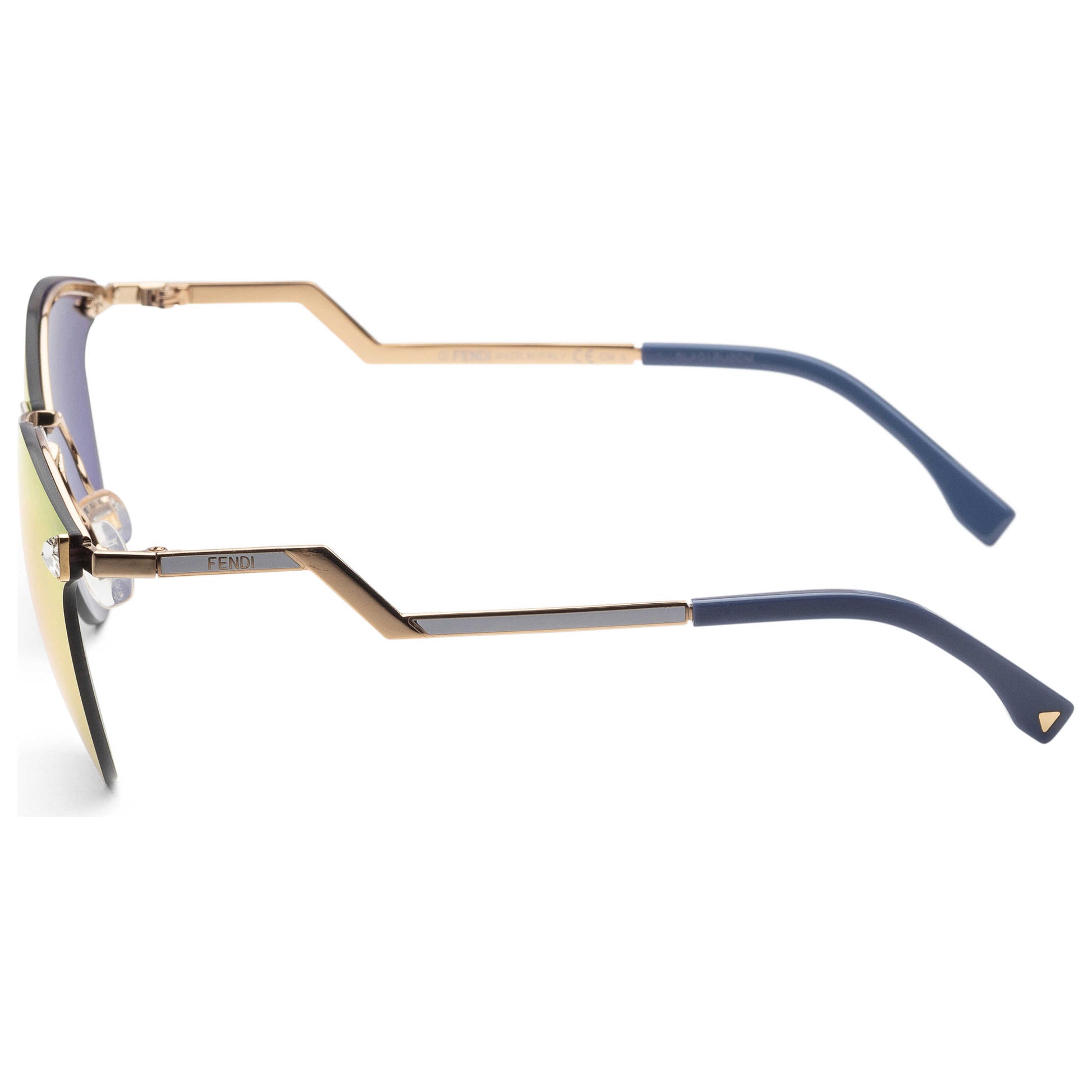 Left view of Fendi Fashion Women's Sunglasses FF-0040-S-60-0JFG