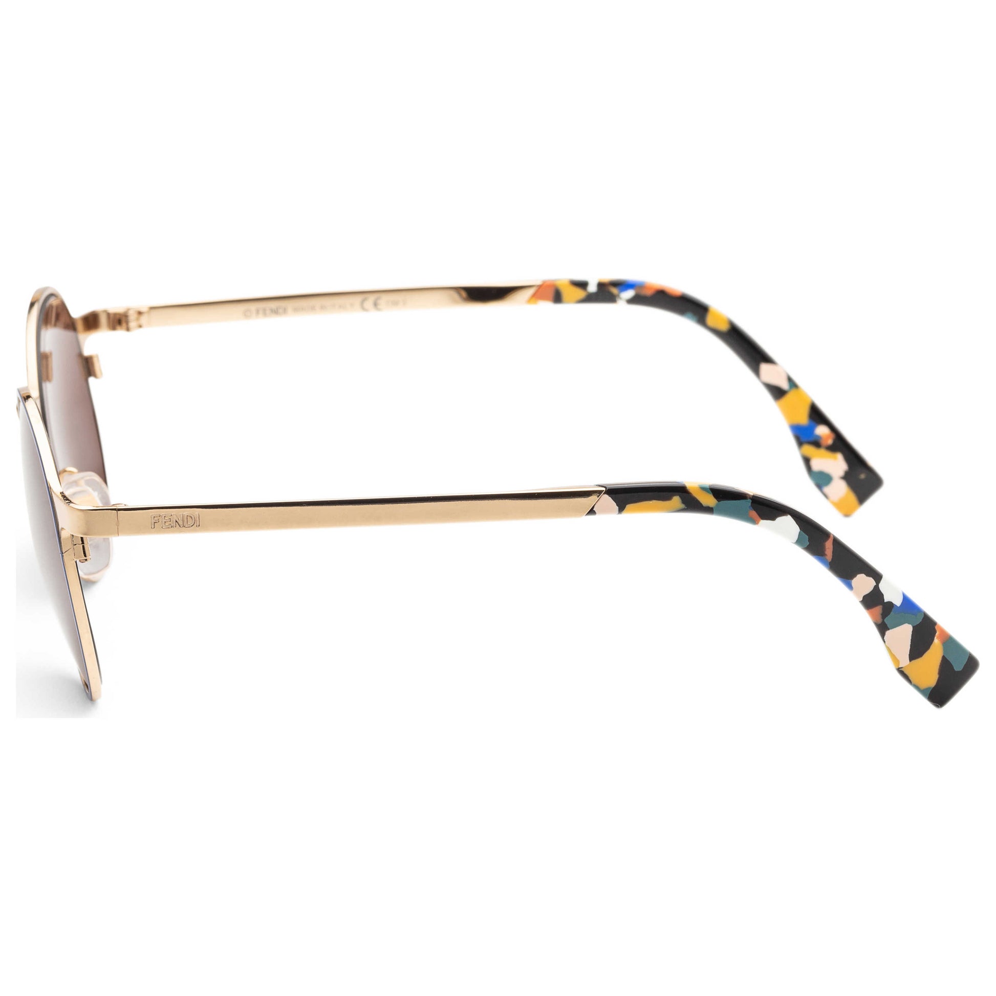 Left view of Fendi Fashion Women's Sunglasses FF-0090-S-0D43-49