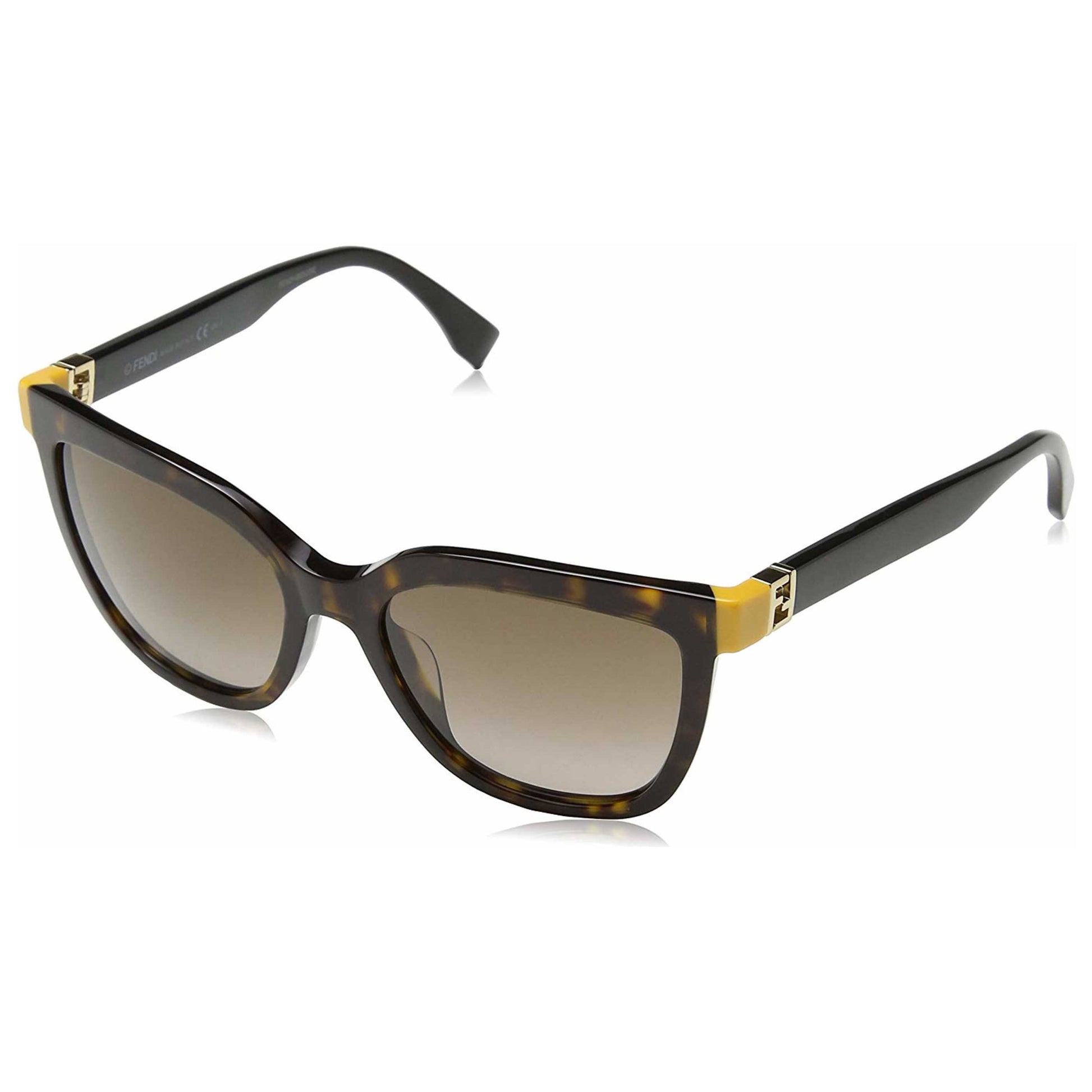 Front view of Fendi Fashion Unisex Sunglasses FF-0128-S-54-0TRD
