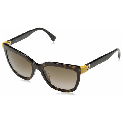 Front view of Fendi Fashion Unisex Sunglasses FF-0128-S-54-0TRD