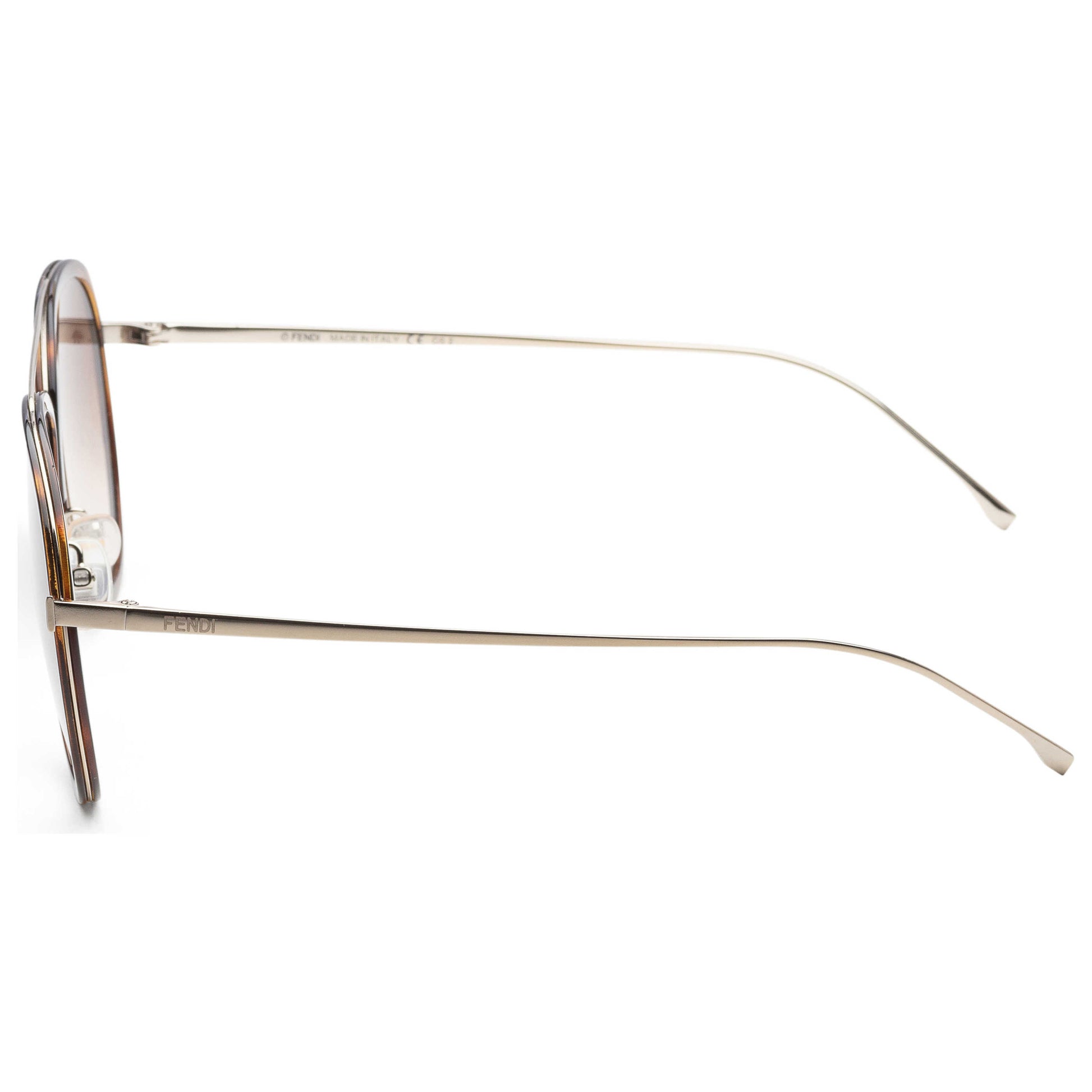 Left view of Fendi Fashion Women's Sunglasses FF-0155-S-57-0V4Z