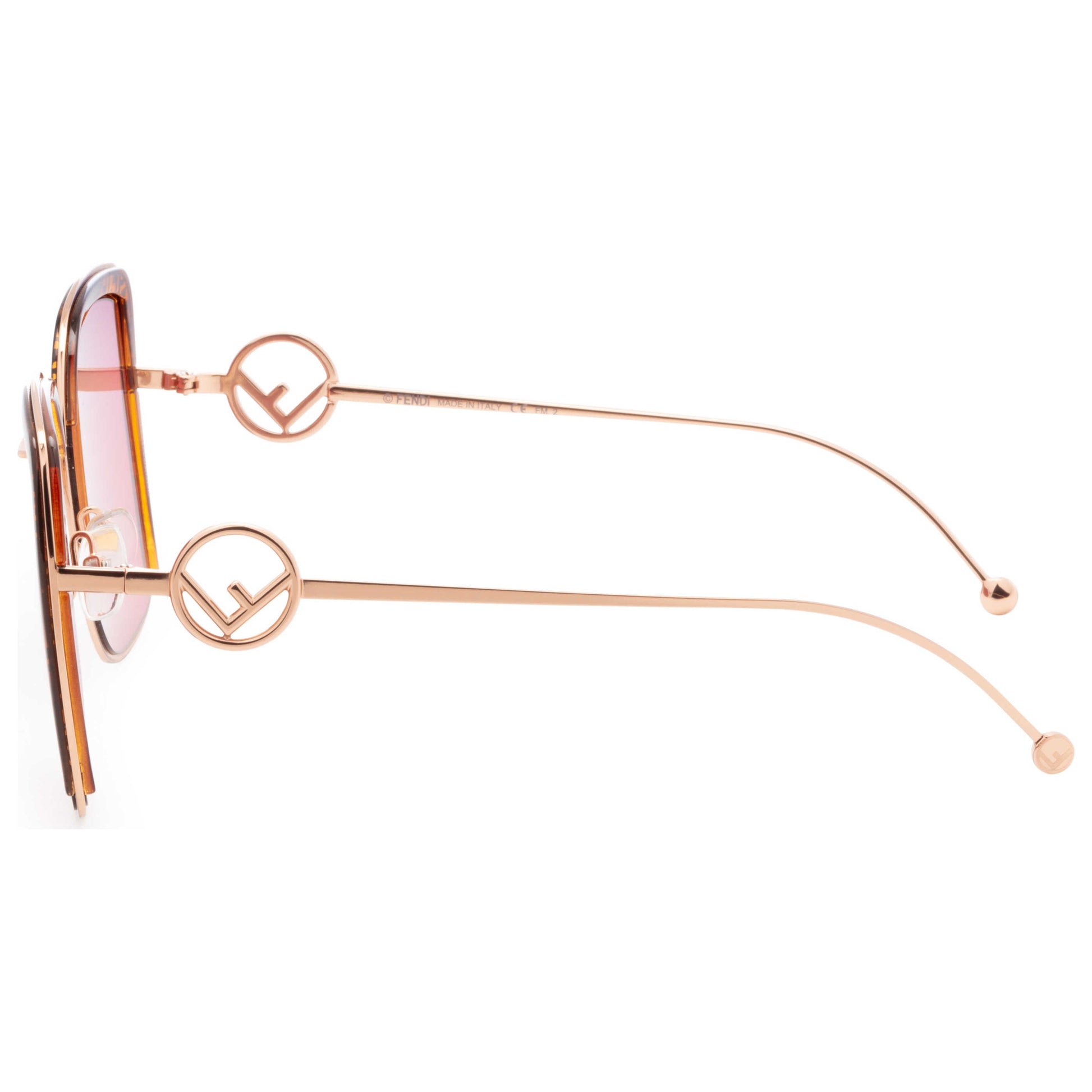 Back view of Fendi Fashion Women's Sunglasses FF-0294S-DDB-4S