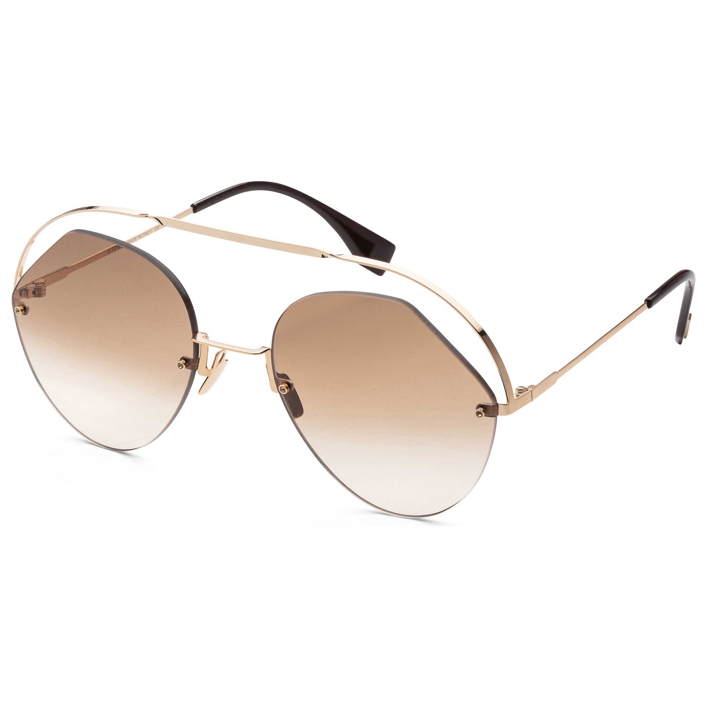Front view of Fendi Fashion Unisex Sunglasses FF-0326-S-009Q-57-21