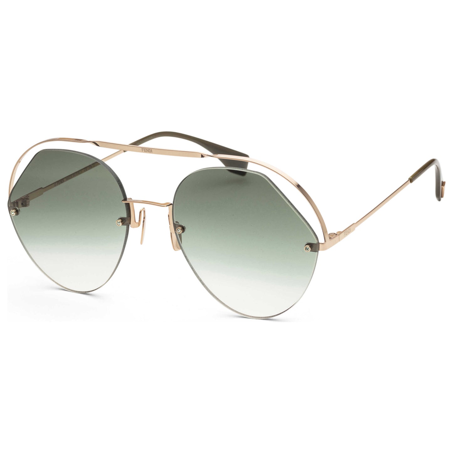 Front view of Fendi Fashion Women's Sunglasses FF-0326-S-01ED-57