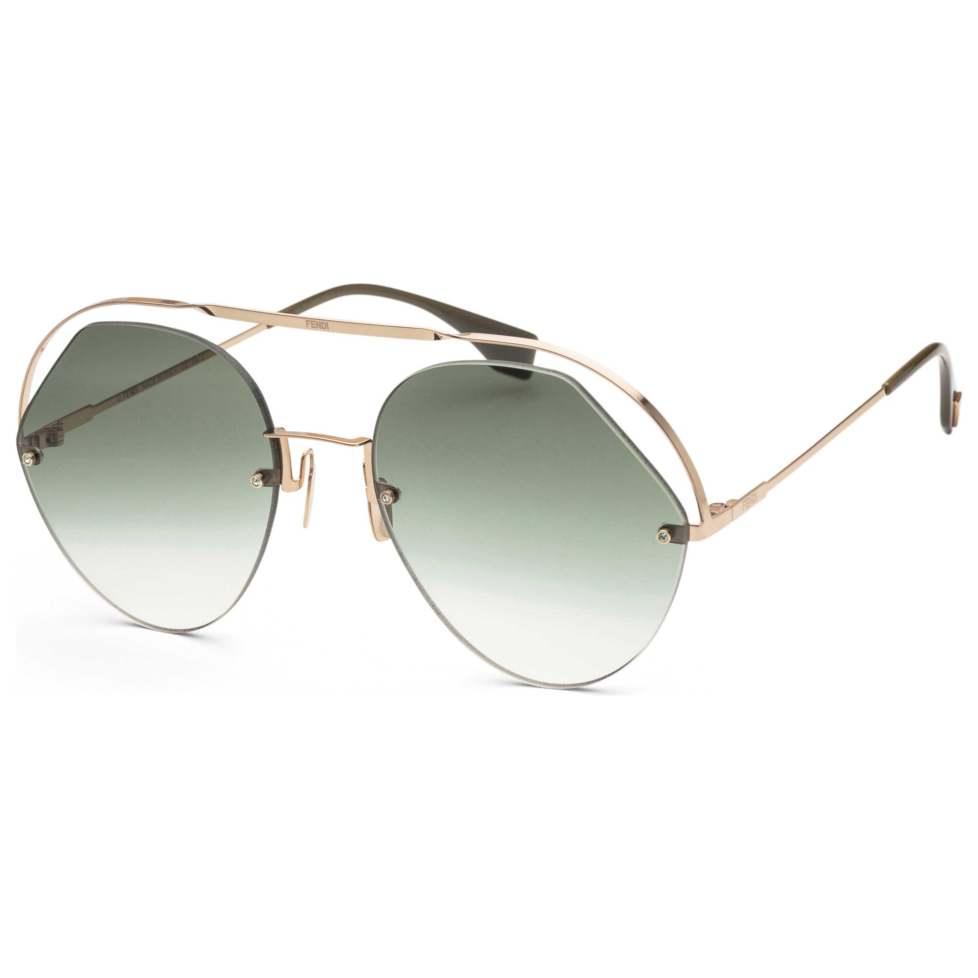Front view of Fendi Fashion Women's Sunglasses FF-0326-S-01ED-57