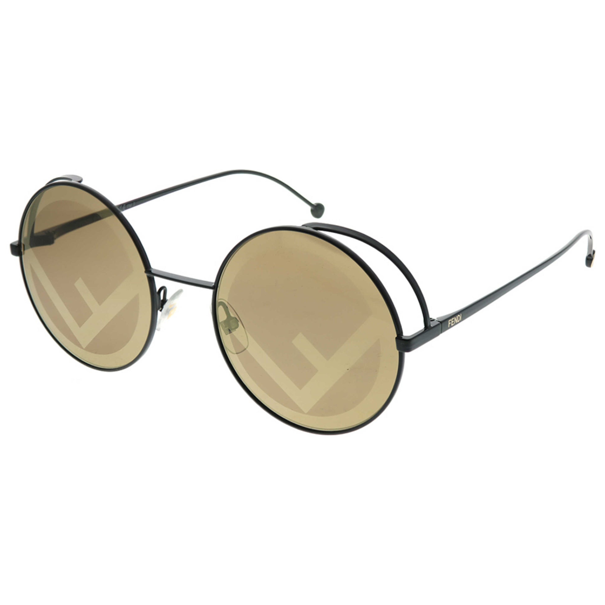 Front view of Fendi Fendirama Women's Sunglasses FF-0343-807-EB