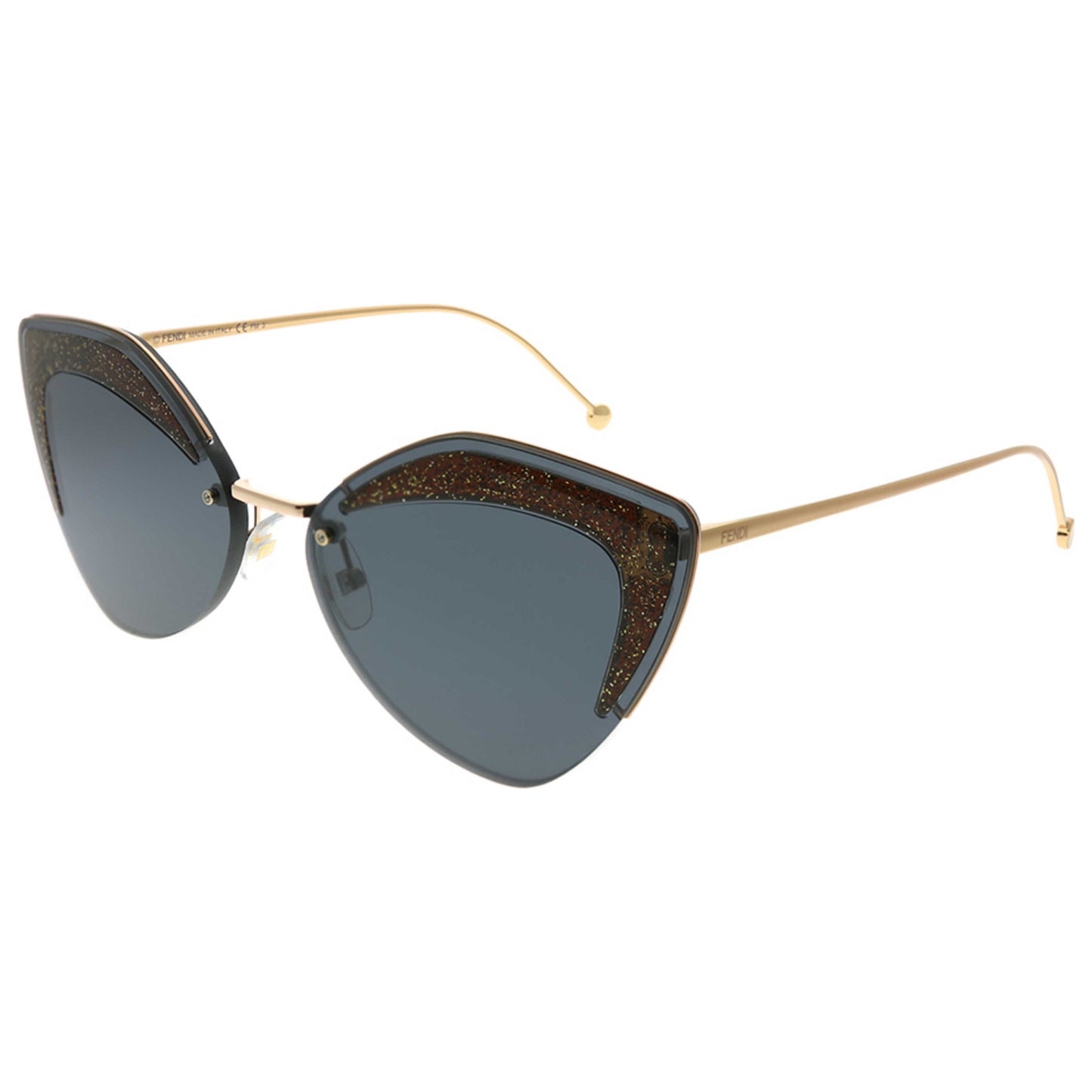 Front view of Fendi Fashion Women's Sunglasses FF-0355S-KB7-IR