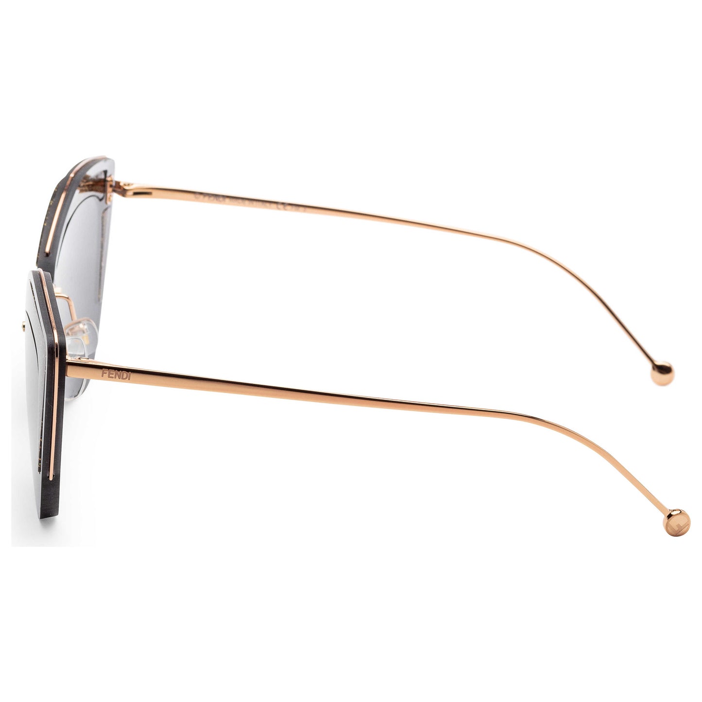 Left view of Fendi Fashion Women's Sunglasses FF-0355S-KB7-IR