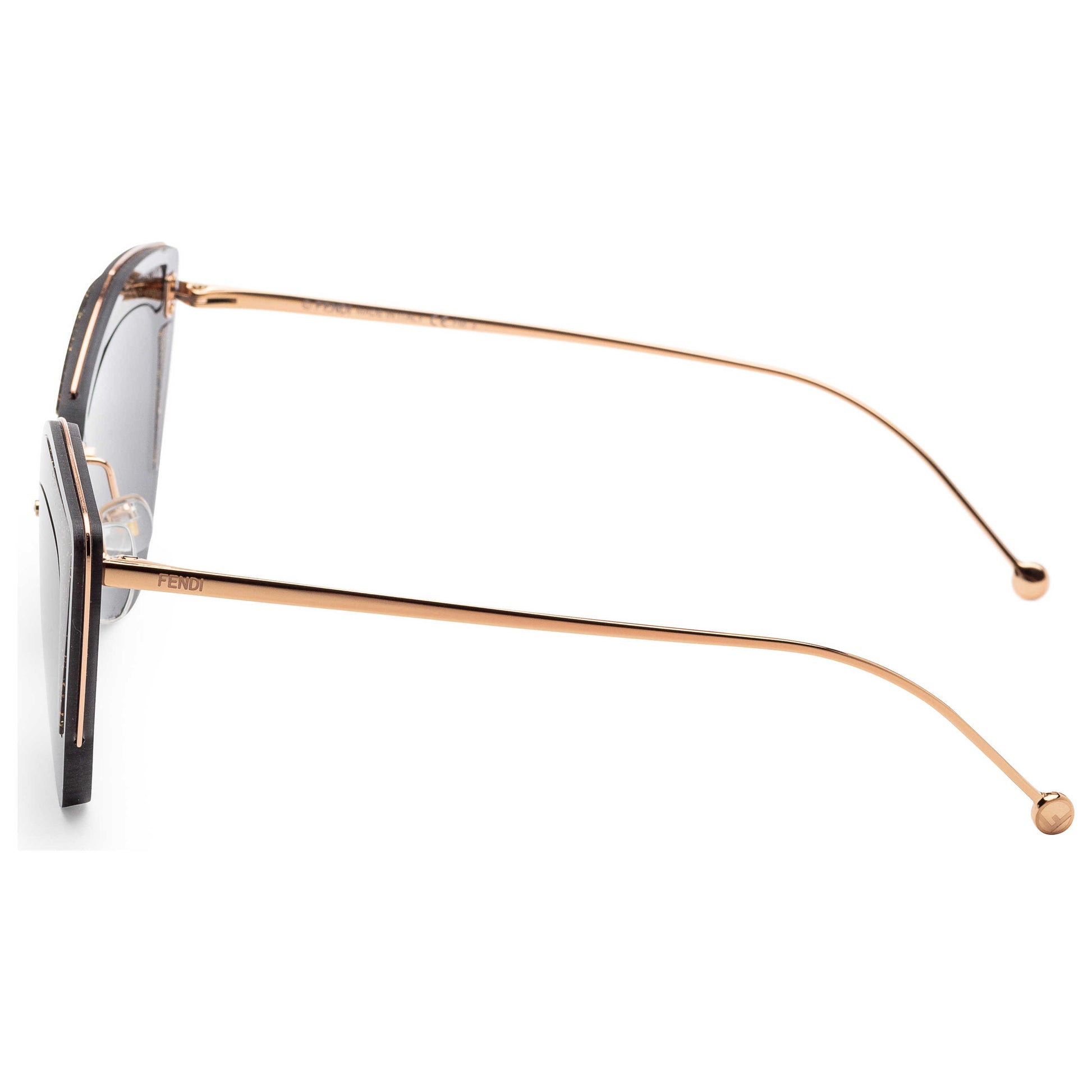 Left view of Fendi Fashion Women's Sunglasses FF-0355S-KB7-IR