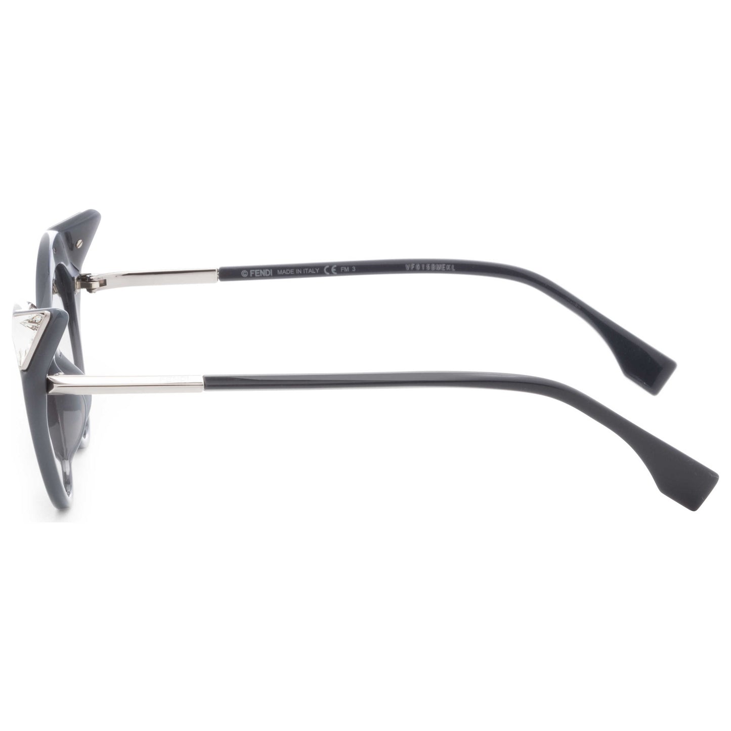 Back view of Fendi Iridia Cat-Eye Women's Sunglasses FF-0356S-807-IR