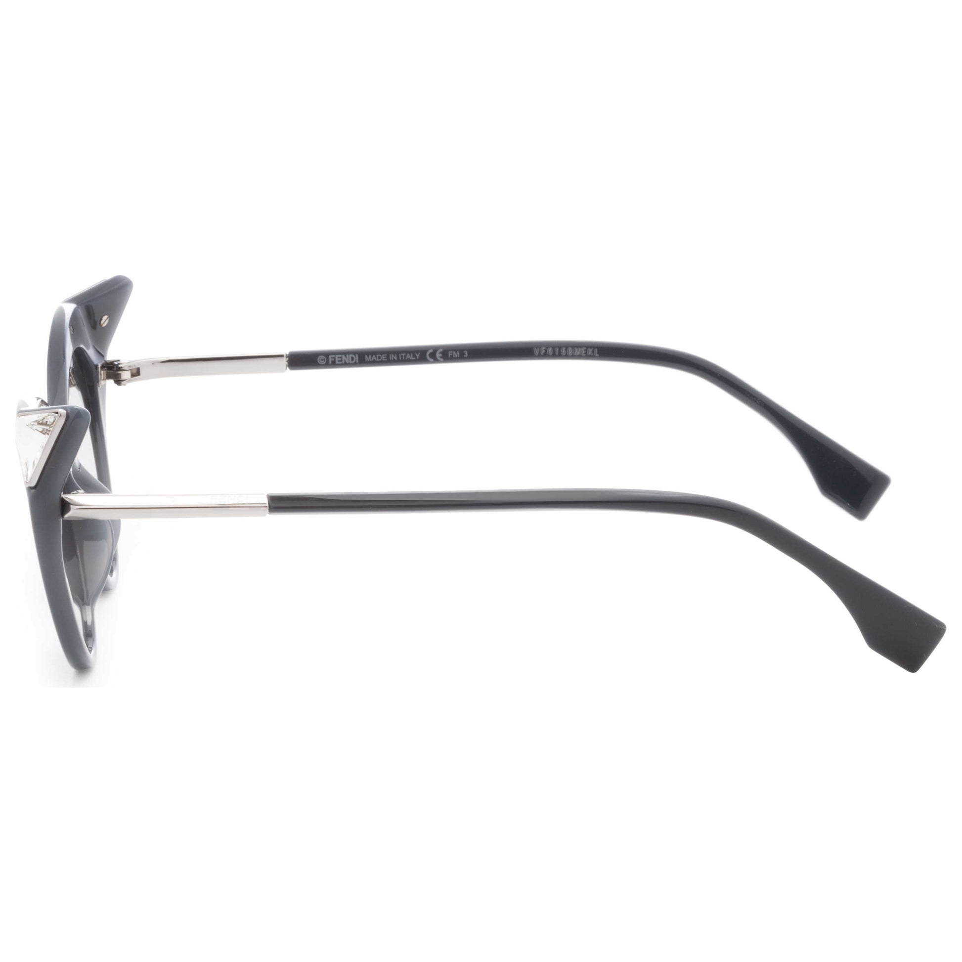 Back view of Fendi Iridia Cat-Eye Women's Sunglasses FF-0356S-807-IR