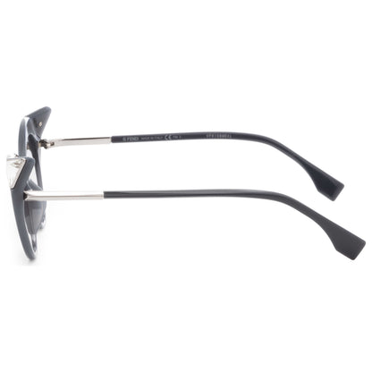 Back view of Fendi Iridia Cat-Eye Women's Sunglasses FF-0356S-807-IR