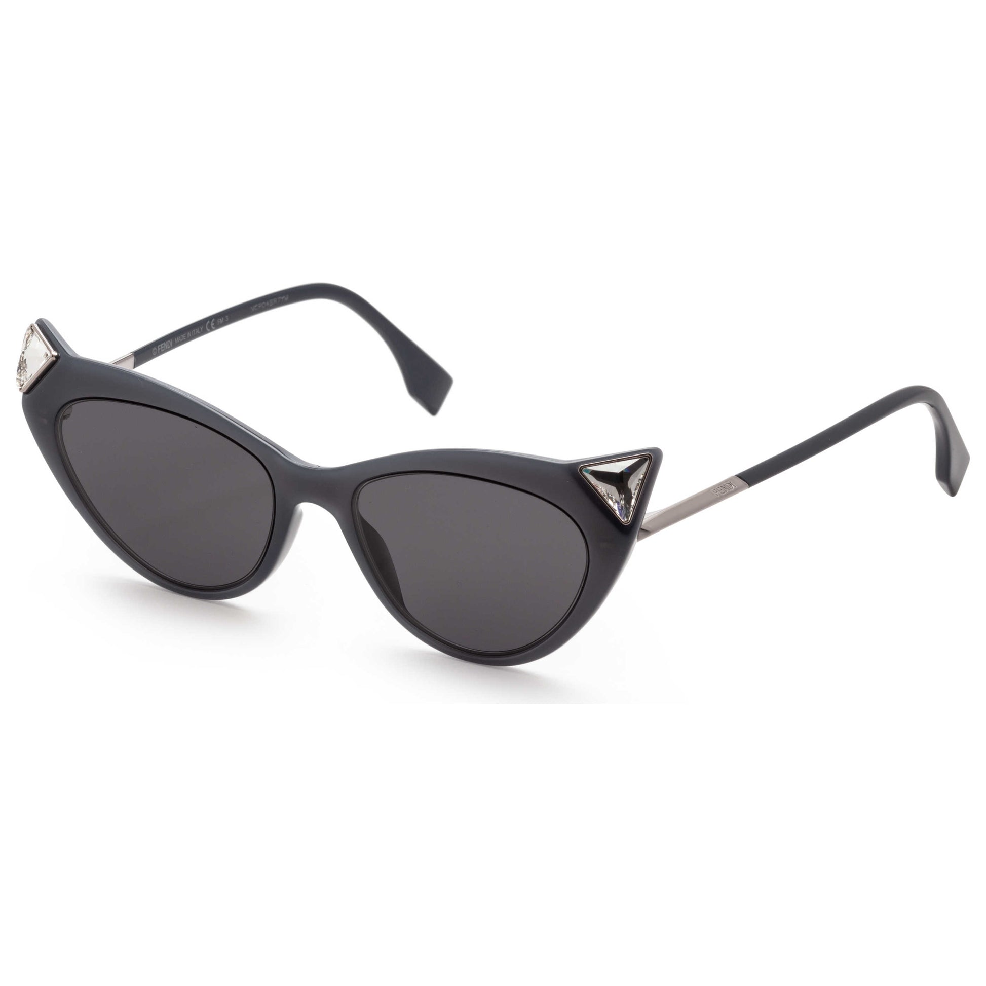 Front view of Fendi Iridia Cat-Eye Women's Sunglasses FF-0356S-807-IR