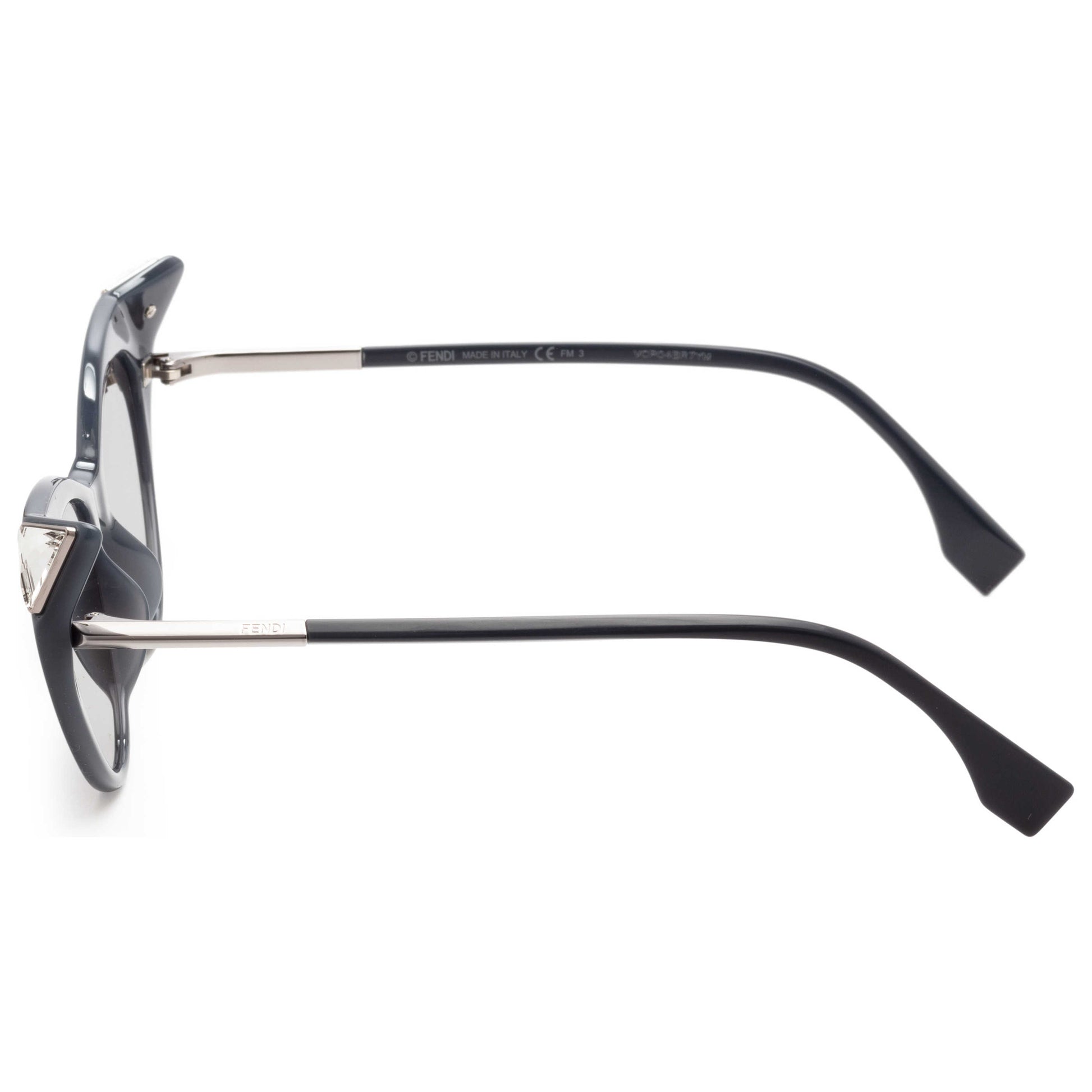 Left view of Fendi Iridia Cat-Eye Women's Sunglasses FF-0356S-807-IR